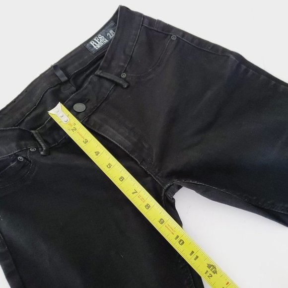 Revolve Res Denim Trash Queen Skinny Mid  Rise Black 28 - Picture 12 of 13